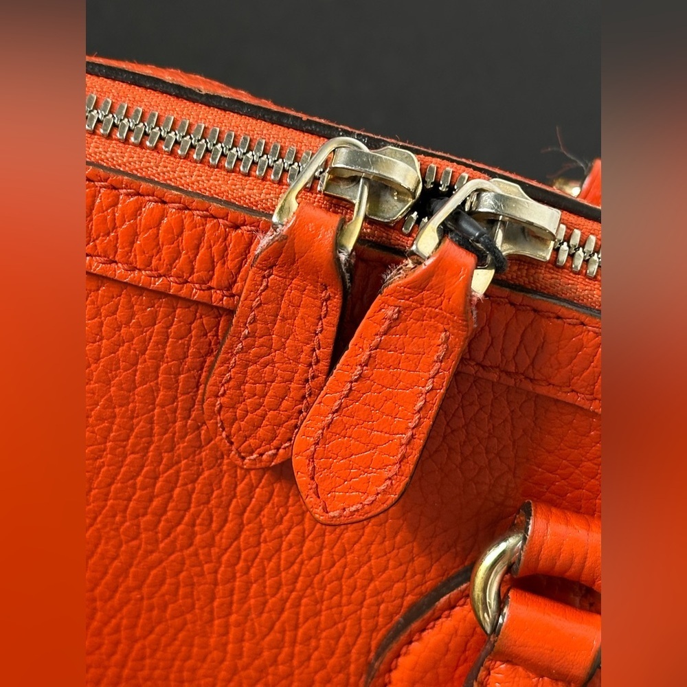 Gucci Mini Leather GG Charm‎ Dome Satchel/Crossbody - Picture 8 of 14